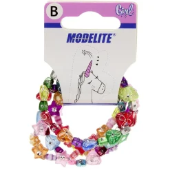 Bracelet multicolore enfant x4
