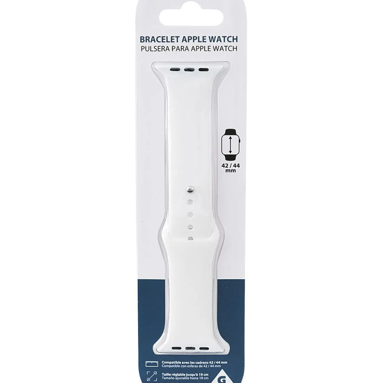 Bracelet pour Apple Watch en silicone 42/44 mm