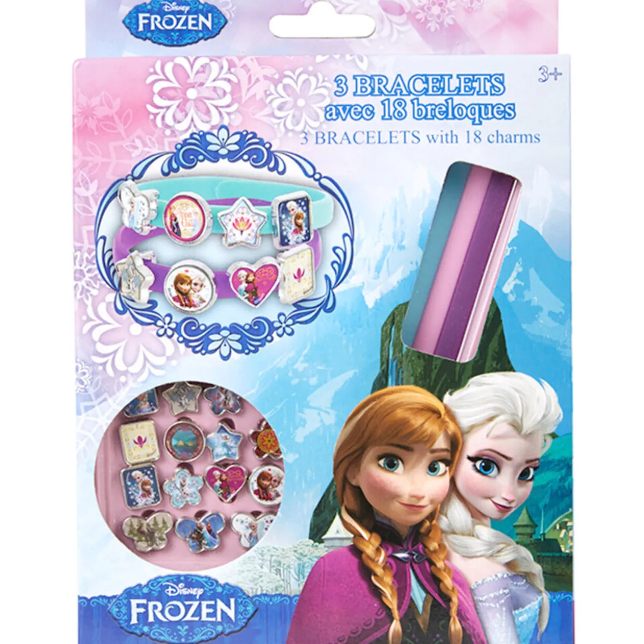 Bracelet Reine des neiges x3 Frozen