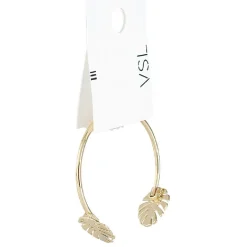 Bracelet rigide feuille palmier