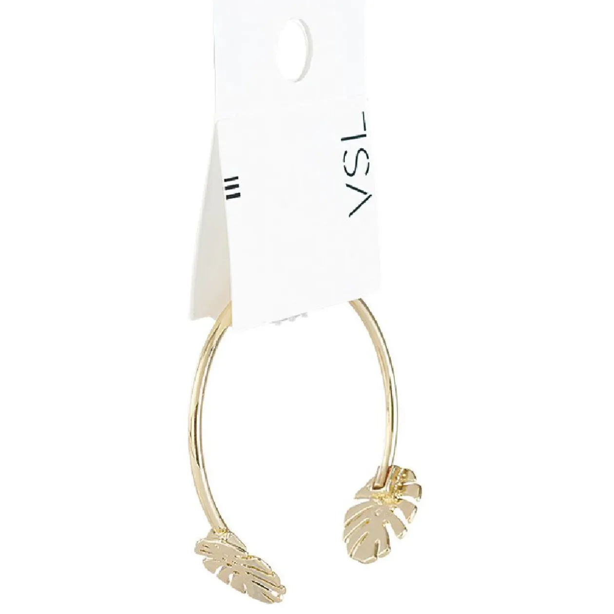 Bracelet rigide feuille palmier