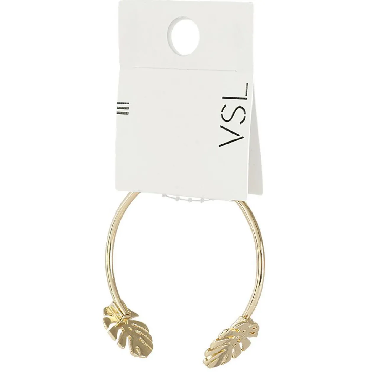 Bracelet rigide feuille palmier