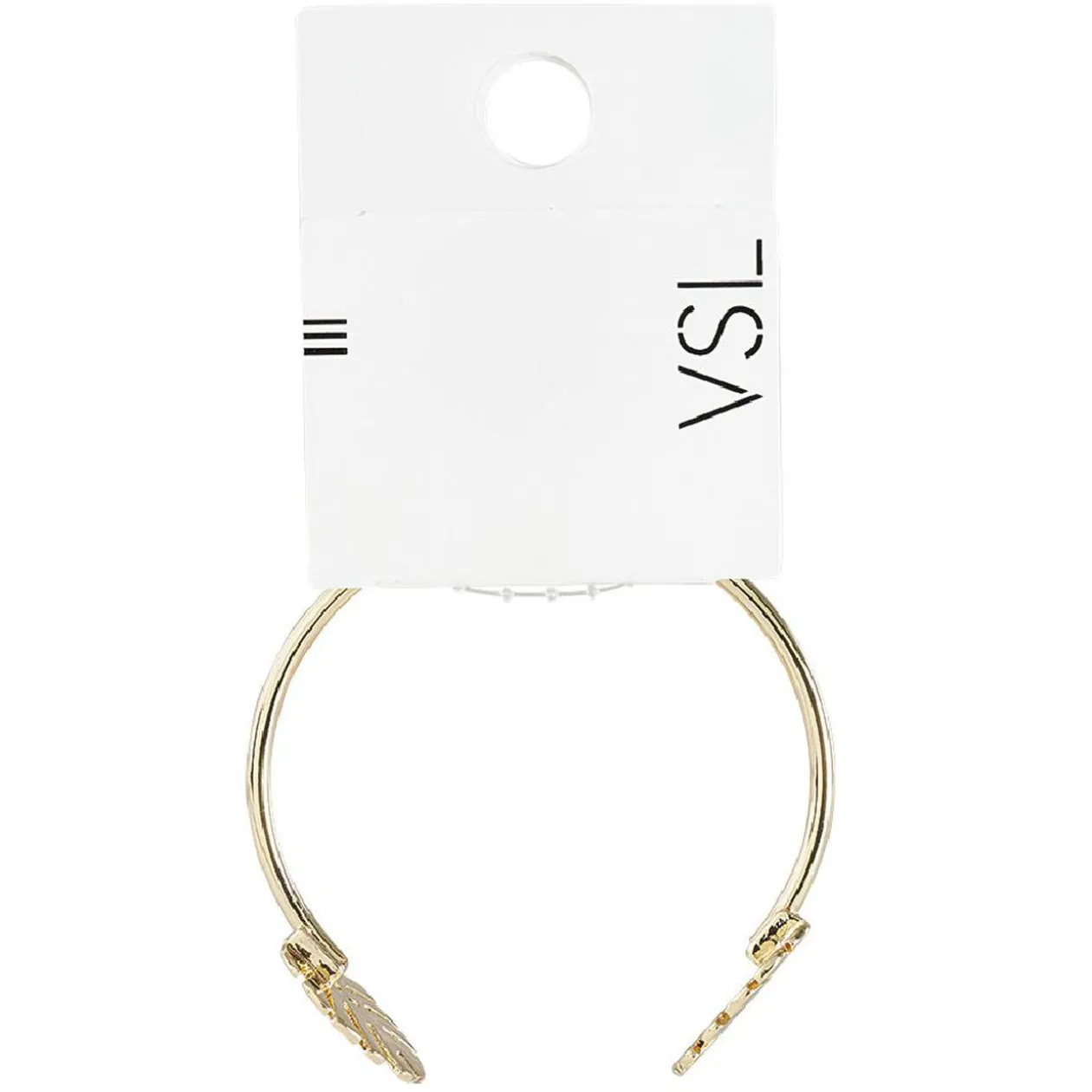 Bracelet rigide feuille palmier