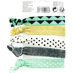 Bracelet tissu fantaisie x5