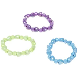 Bracelet violet vert bleu x3
