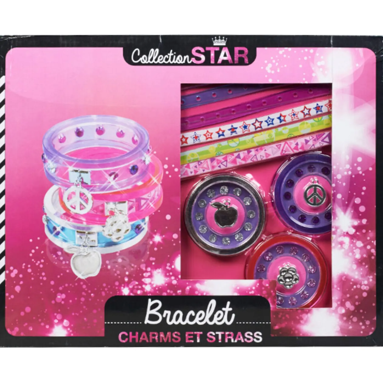 Bracelets charms et strass à créer