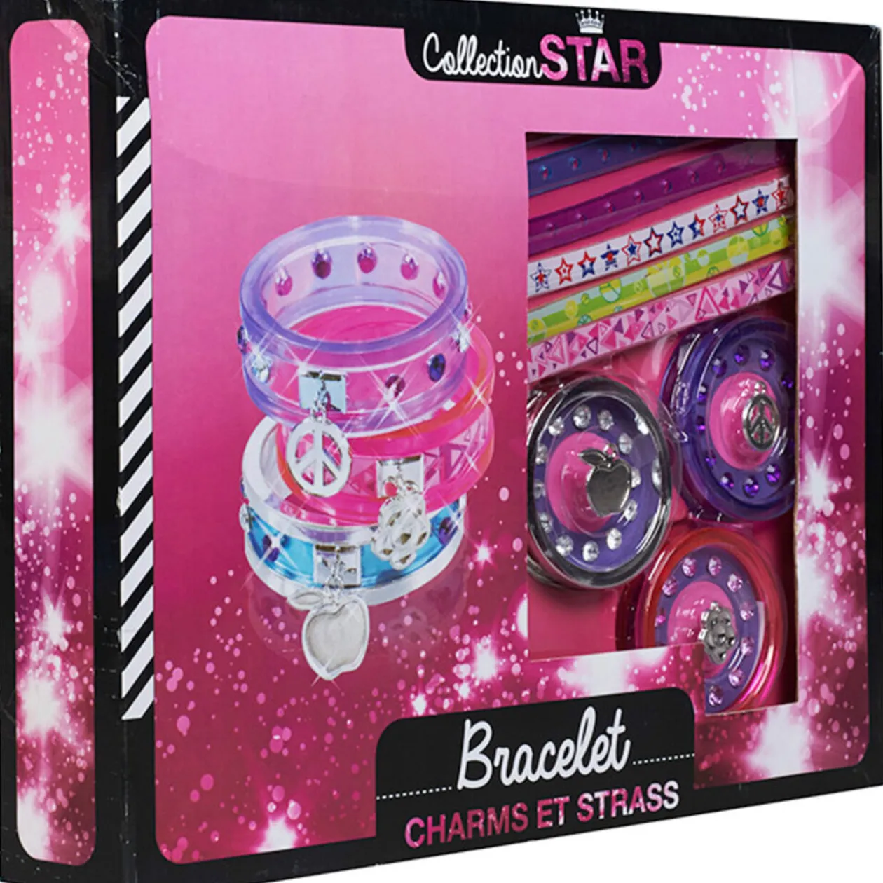 Bracelets charms et strass à créer