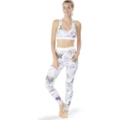 Brassière de sport imprimé fleurs