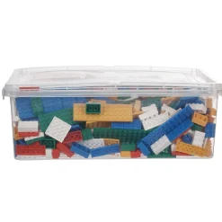 Briques de construction avec boîte de rangement 504 pièces