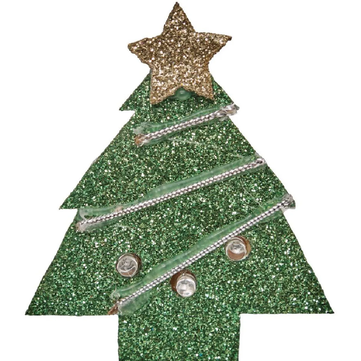 Broche de Noël paillettée