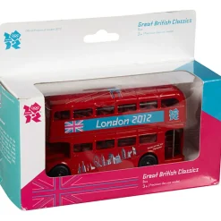 Bus rouge anglais métal