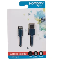 Cable de recharge Homday Xpert bleu