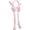 Cache oreilles dansantes lapin rose