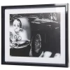 Cadre déco voiture ancienne noir et blanc