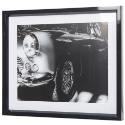 Cadre déco voiture ancienne noir et blanc