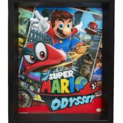 Cadre effet relief 3D Super Mario Odyssey