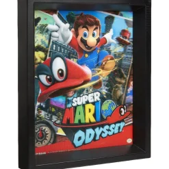 Cadre effet relief 3D Super Mario Odyssey