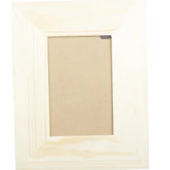 Cadre photo en bois marron 19x24 cm