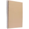 Cahier à spirale A5 beige 80 pages