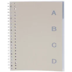 Cahier à spirale format A4 120 pages