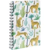 Cahier à spirale motif léopard A5 blanc 160pages