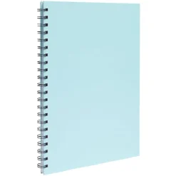 Cahier à spirales bleu A4 160 pages