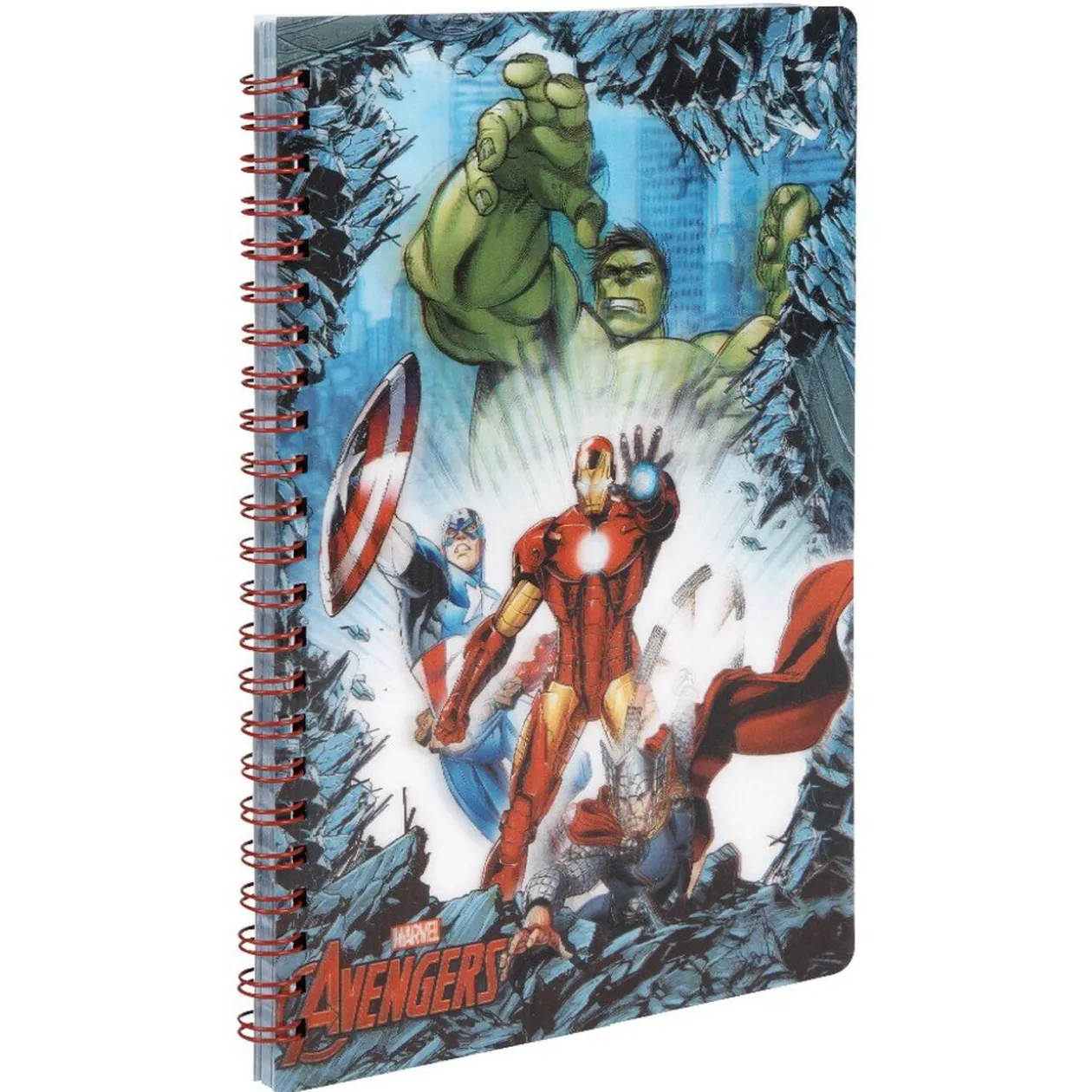 Cahier à spirales lenticulaire Avengers