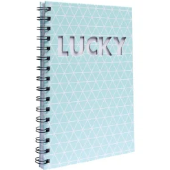 Cahier à spirales Lucky A5 140 pages