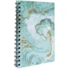 Cahier à spirales motif marbre A5 140 pages