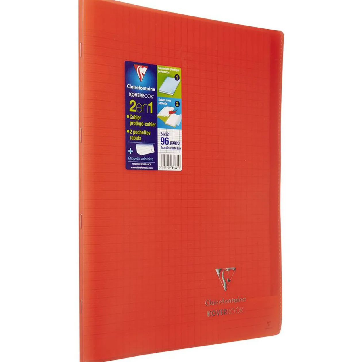 Cahier CLAIREFONTAINE koverbook 96p