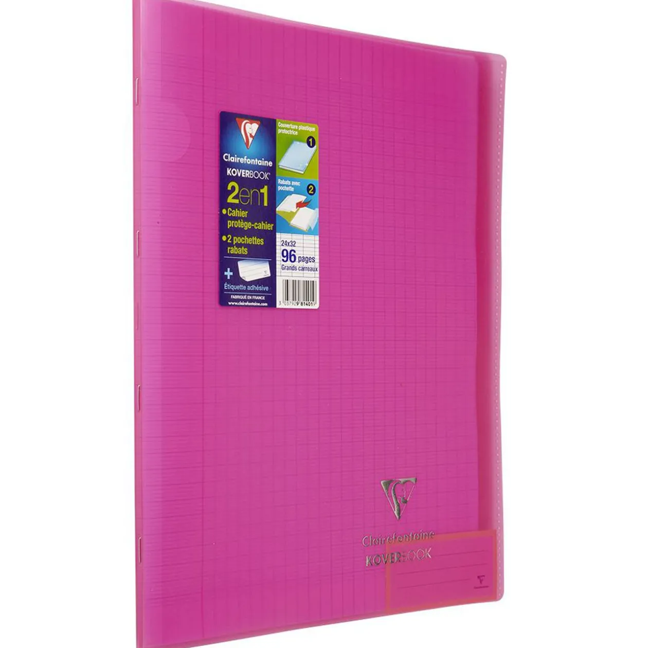 Cahier CLAIREFONTAINE koverbook 96p
