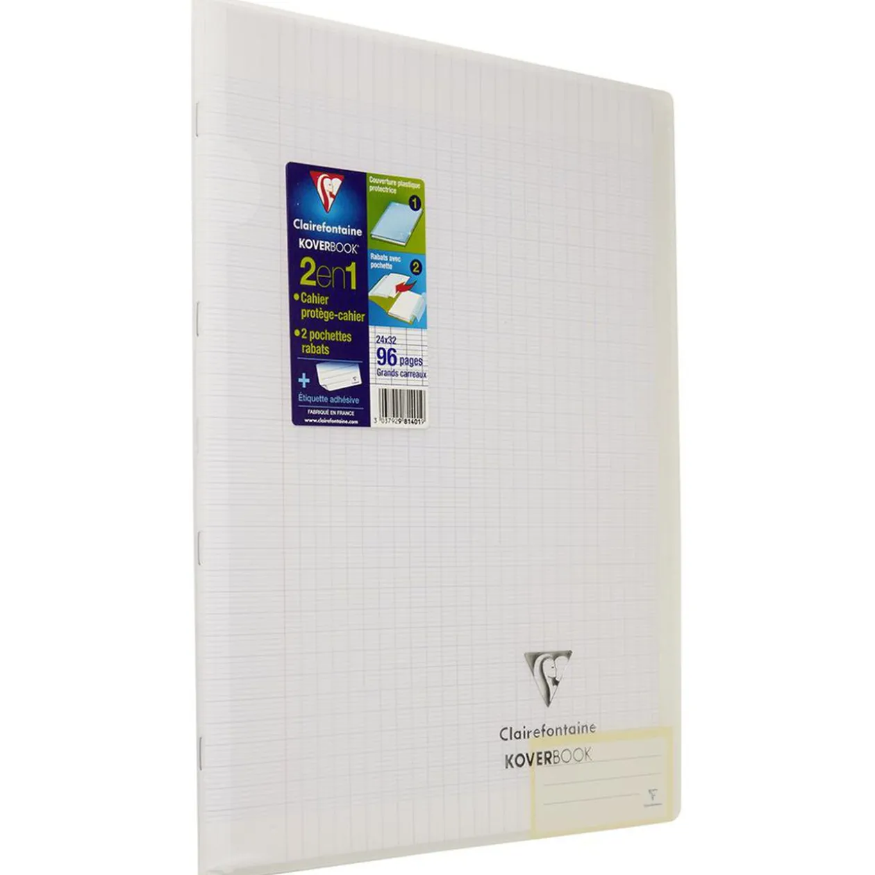 Cahier CLAIREFONTAINE koverbook 96p