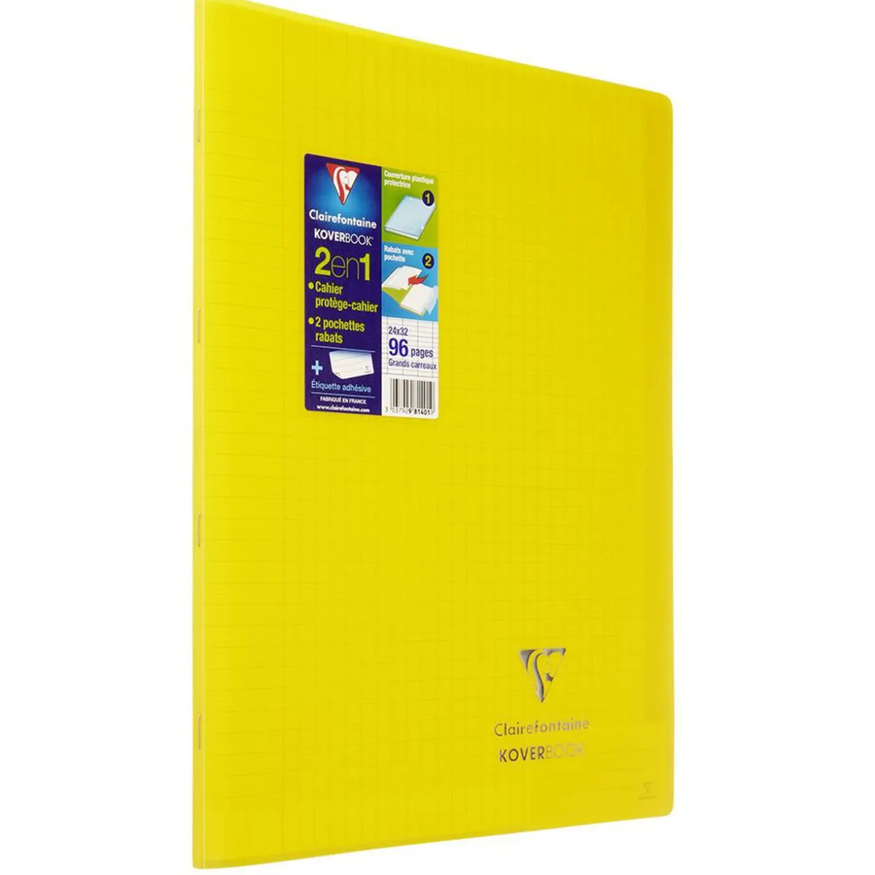 Cahier CLAIREFONTAINE koverbook 96p