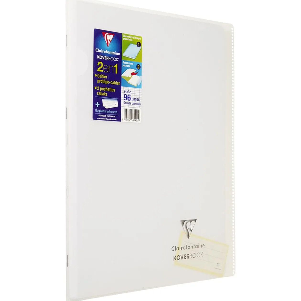 Cahier CLAIREFONTAINE koverbook 96p