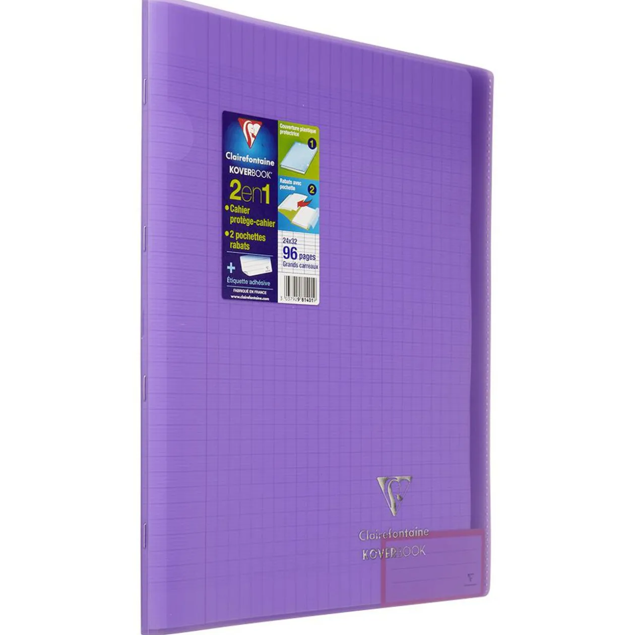 Cahier CLAIREFONTAINE koverbook 96p
