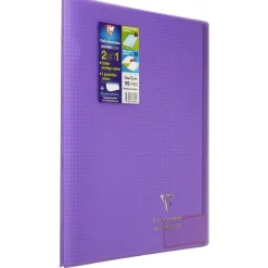 Cahier CLAIREFONTAINE koverbook petits carreaux 96p