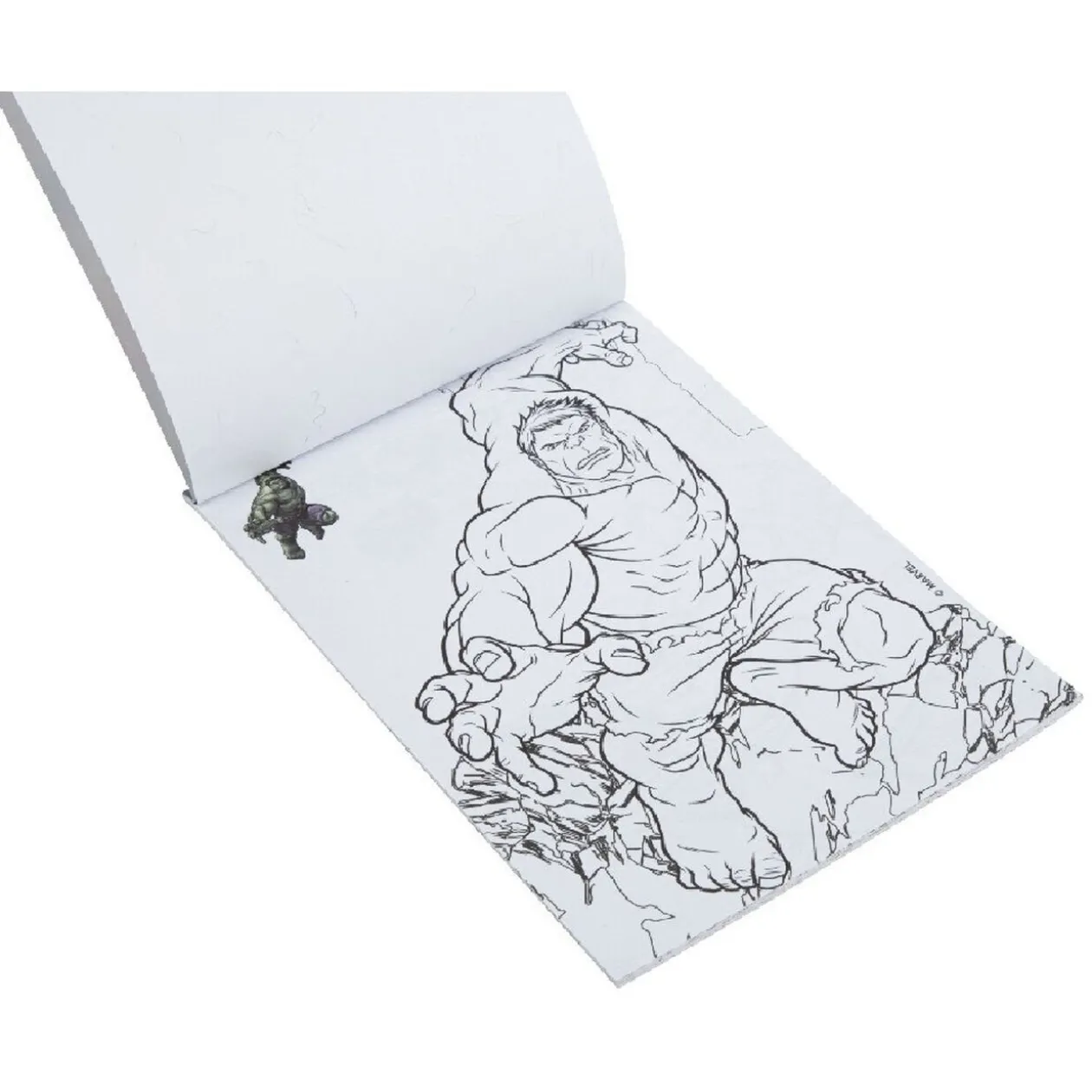 Cahier de coloriage A5 avec autocollants Avengers