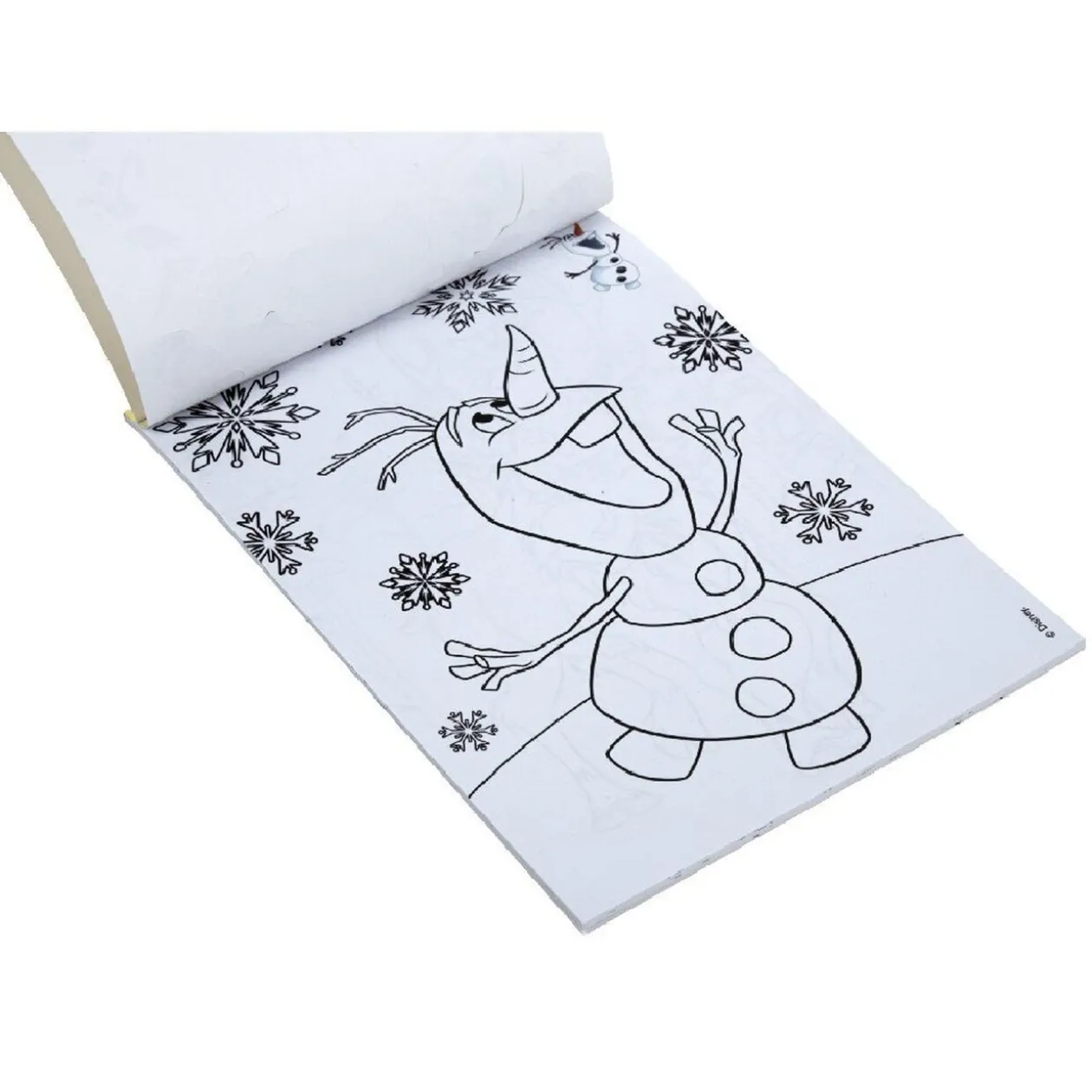 Cahier de coloriage A5 avec autocollants Reine des neiges