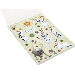 Cahier de coloriage A5 avec autocollants Reine des neiges