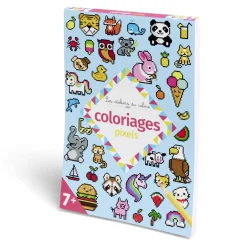 Cahier de coloriage Les ateliers du calme - coloriages pixels