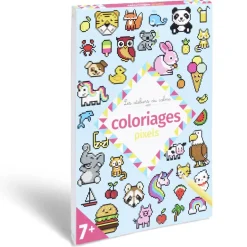 Cahier de coloriage Les ateliers du calme - coloriages pixels