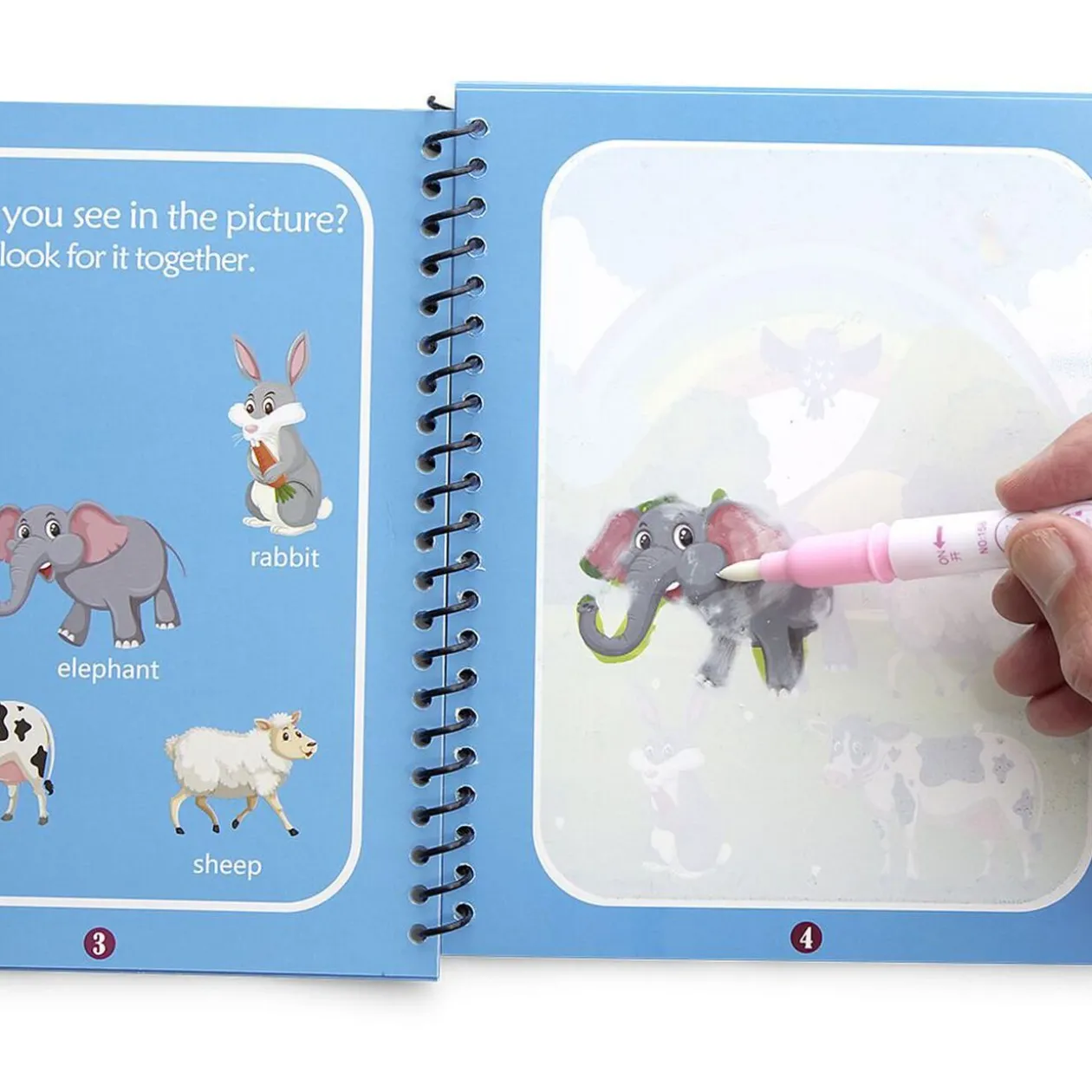 Cahier de dessin magique réutilisable avec stylo