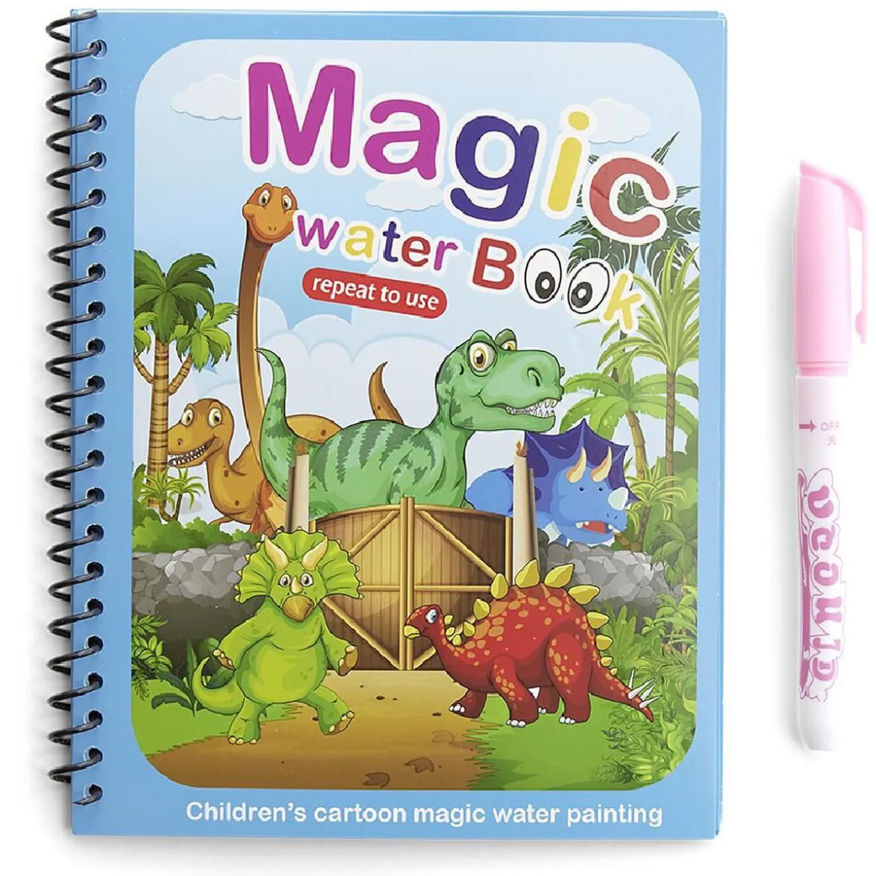 Cahier de dessin magique réutilisable avec stylo