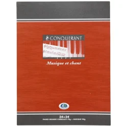 Cahier de musique et chant