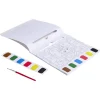 Cahier de peinture à l'eau - 6 couleurs et 1 pinceau