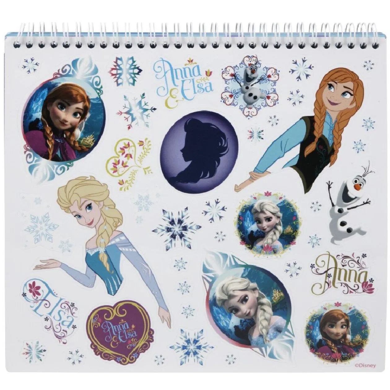 Cahier de scrapbooking Reine des neiges Frozen