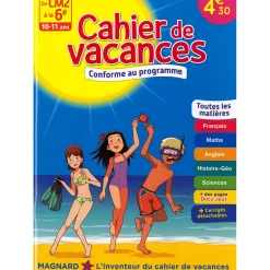 Cahier de vacances