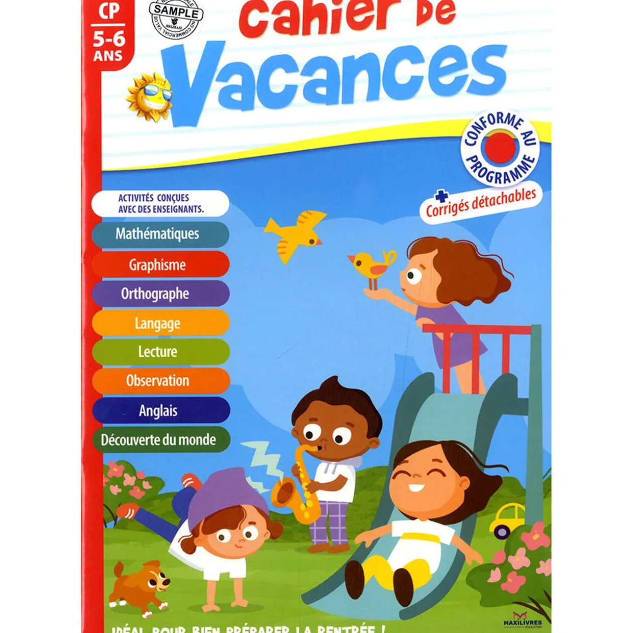 Cahier de vacances