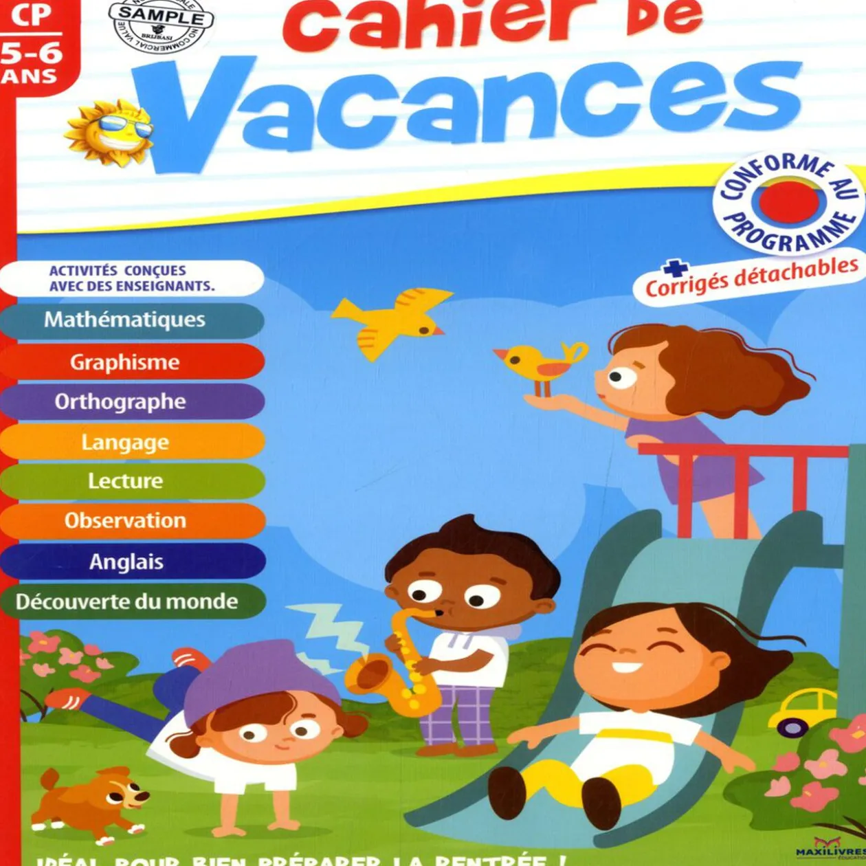 Cahier de vacances