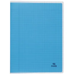 Cahier grands carreaux 96p